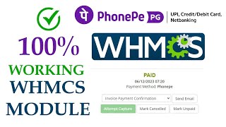 How to integrate PhonePe payment gateway in WHMCS  Hosting Provider  Free Setup [upl. by Yttocs]