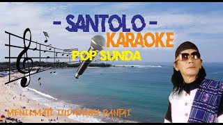 SANTOLO H DARSO LIRIK KARAOKE [upl. by Noyk559]