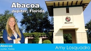 Abacoa Jupiter Florida  Aerial Community Tour [upl. by Eilhsa]