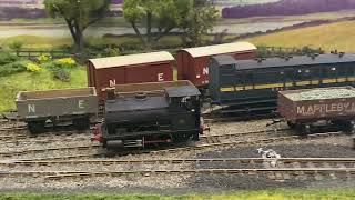 Hornby Peckett W4 040ST working on Harkness [upl. by Lasser985]