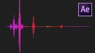 Audio Waveform Visualization Effect After Effects [upl. by Ennaj]