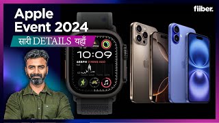 Apple Event 2024 Highlights iPhone 16 16 Plus Airpods 4 amp Watch Series 10 amp Everything Announced [upl. by Bajaj]