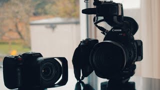 Canon C100 mark ii vs Canon XC10  Camera Comparison [upl. by Anileba]