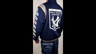 Blouson léger varsity jacket New York NY Yankees MLB World Series Champions  Taille L [upl. by O'Malley317]