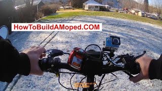 How To Break In a Brand New Engine First Ride How To Build a Motorized Bicycle Part 19 [upl. by Haizek178]