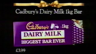 Woolworths advert for Cadburys Dairy Milk  Broadcast 20th November 1994 ITV UK [upl. by Giltzow913]