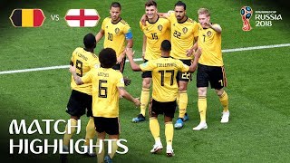 Belgium v England  2018 FIFA World Cup  Match Highlights [upl. by Inva]