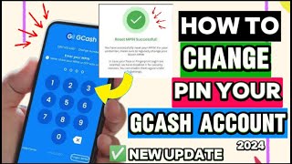 How to change gcash Mpin 2024  Paano palitan ang pin ng gcash  Paano mag change ng gcash Mpin [upl. by Allx]