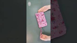 Quick and Easy sewing tips double zipper clutch wallet shorts shortsvideo sewingtutorial [upl. by Graniah]