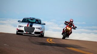 Audi amp Ducati ComeTogether Pikes Peak [upl. by Enajyram]