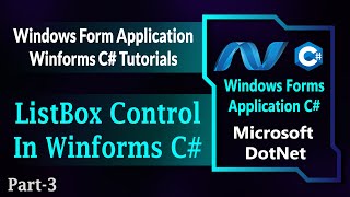 03  ListBox Control In Winforms C  ListBox In Windows Forms Application Csharp HindiUrdu [upl. by Pearson748]