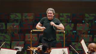 Gustavo Dudamel rehearses quotThe Firebirdquot suite with the Los Angeles Philharmonic [upl. by Quillon233]