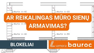 Ar reikia armuoti dujų silikato ar silikatinių blokų sienas [upl. by Meesak]