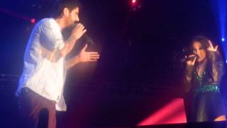 El apagón Malú con Melendi Madrid 160514 [upl. by Elrebma]