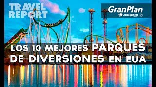 10 mejores parques de diversiones de Estados Unidos [upl. by Gaspar]