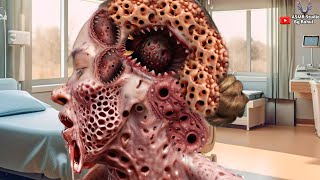 ASMR Deep Cleaning Treatment Animation for Infested Face amp Neck  2D Animation [upl. by Happ207]