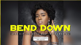 FREE Mzvee x Gyakie x Wendy Shay Type Beat 2024  quotBEND DOWNquot💃 Instru Afro Hip life Drill 2024 [upl. by Esalb]