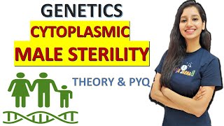 Cytoplasmic Male Sterility I CMS I Theory and PYQ I Inheritance Biology I Genetics I CSIRNET I GATE [upl. by Mohr]