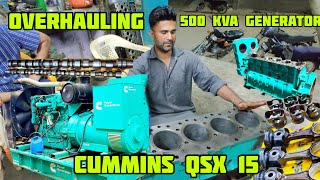 how to rebuild cummins Qsx 15 engine by gb power 💪 full video timing key 🗝️ use [upl. by Galvan]