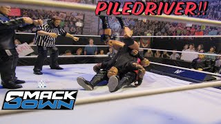 145 Kevin Owens piledriver to Randy Orton WWE Stop Motion [upl. by Waldron508]