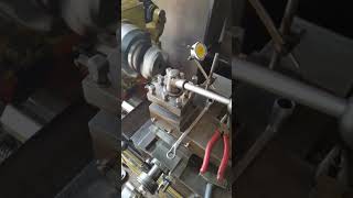 lathe machine worklathe machine job in hindi shorts shortfeed youtubeshorts [upl. by Ydnahs136]