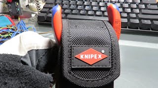 KNIPEX Cobra XS  KNIPEX Pliers Wrench XS  KNIPEX 4 12quot Diagonal Cutters in KNIPEX 4quot Belt Pouch [upl. by Adgam839]