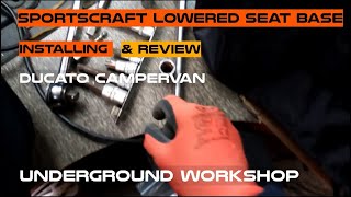 sportscraft lower seat base installing and review [upl. by Sioux]