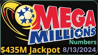 Mega Millions Winning Numbers 13 August 2024 Today Mega Millions Drawing Result Tuesday 8132024 [upl. by Gwynne]