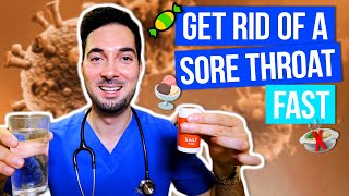 How to get rid of a sore throat fast home remedies cure [upl. by Arnaud]