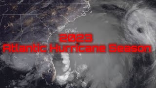 2023 Atlantic Hurricane Season Animation [upl. by Latoye]