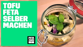 Veganen Feta aus Tofu ganz einfach selbermachen  PETA ZWEI [upl. by Oliy226]