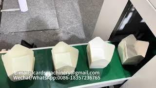 Automatic Paper Box Making Machine Automatic Rigid Box Maker [upl. by Margo]