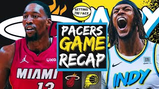 Myles Turner Scores a Season High 34 points in the Indiana Pacers 119110 defeat over the Miami Heat [upl. by Adarbil]