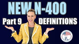 2024 N400 Part 9 Vocabulary Definitions  EASY amp SIMPLE  US Citizenship Interview [upl. by Singband]