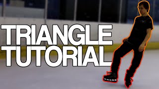 Triangle  Triangle Sping Tutorial  Freestyle Ice Skating Tutorial [upl. by Walford]