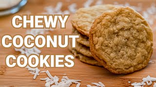 Chewy Coconut Cookies Recipe [upl. by Hiller504]