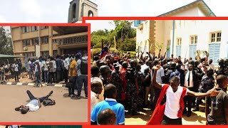 Hunger Strikes Makerere students 5000 starving Students Up in Arms over Unpaid Allowances [upl. by Eeladnerb]