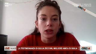 La testimonianza di Giulia Zecchin migliore amica di Giulia  Ore 14 del 15122023 [upl. by Survance]