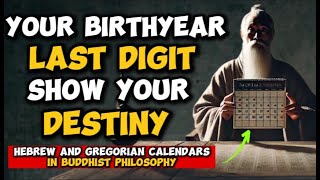 What The Last Digit of Your Birth Year Means  Hebrew and Gregorian Calendars in Buddhist Wisdom [upl. by Keung]