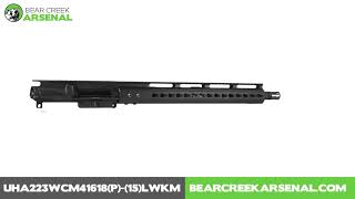 BCA AR15 Ursid Hybrid Bear Upper Assembly 16quot Parkerized Barrel 223 WYLDE  360 Video [upl. by Arza]