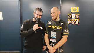 Post Fight Interview mit Gökhan Aksu bei Oktagon 64 in München [upl. by Gino]