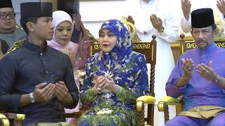 Adat Wedding Brunei Awangku Mohamad Azat amp Yang Amat Mulia Anak Hafiyyah I Keluarga Sultan [upl. by Tdnarb537]