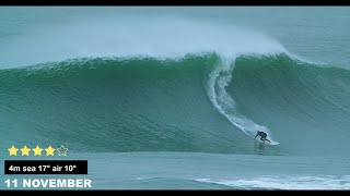 Giant Waves This 11 November Hossegor  The MOST Big SURFING [upl. by Lewls]