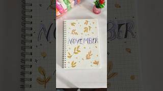 November cover decoration 🍇✨🍂 shorts ytshorts [upl. by Sanfred]