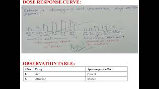 Effect of spasmogens and spasmolytic using rabbit jejunum [upl. by Ivonne]