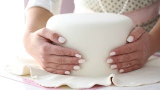 HOW TO COVER A CAKE WITH MARZIPAN BASIC RECIPE EP13 [upl. by Seitz]