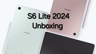 Galaxy Tab S6 Lite 2024 Unboxing  Samsung  SMP620 [upl. by Cirle]