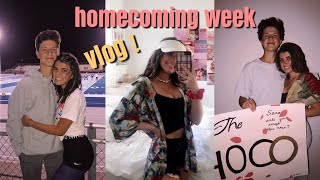 homecoming week vlog  dress up days football game getting asked [upl. by Sharai]