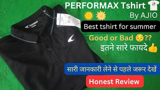 PERFORMAX Tshirt For Summer By Ajio  Best Tshirts  Review [upl. by Aisenet]