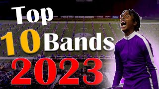 2023 Top 10 High School Marching Bands OF THE YEAR [upl. by Koerlin]